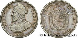 PANAMA 10 Centesimos Vasco Nunez de Balboa 1904  AU 