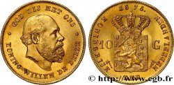 NETHERLANDS 10 Gulden Guillaume III, 1e type 1875 Utrecht MS 