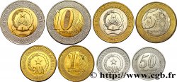 ANGOLA Lot de 4 monnaies 50 centimos, 1, 5 et 10 Kwanzas 2012 