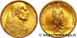 VATICAN - PIE XI (Achille Ratti) 100 Lire 1936 Rome SUP 