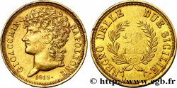 ITALIE - ROYAUME DE NAPLES - JOACHIM MURAT 20 Lire or, rameaux longs 1813 Naples TTB 