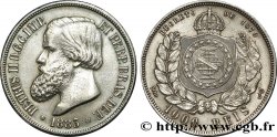 BRÉSIL 1000 Reis Pierre II 1883 
