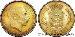 DANEMARK 1 Krone Christian X 1915 Copenhague SUP 