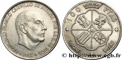 ESPAGNE 100 Pesetas Francisco Franco (1966 dans les étoiles) 1966 Madrid SUP 
