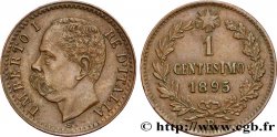 ITALY 1 Centesimo Humbert Ier 1895 Rome AU 