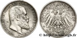 ALLEMAGNE - WURTEMBERG 3 Mark Guillaume 1908 Stuttgart TTB+/SUP 