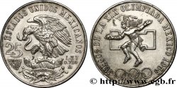 MEXIQUE 25 Pesos Jeux Olympiques de Mexico 1968 Mexico SUP 