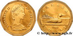 KANADA 1 Dollar Proof Elisabeth II / Canard 1988 