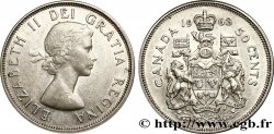 CANADA 50 Cents Elisabeth II 1963 