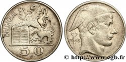 BELGIQUE 50 Francs Mercure, légende française 1949  TTB 