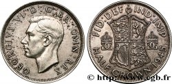 REINO UNIDO 1/2 Crown Georges VI 1945 