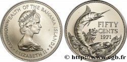 BAHAMAS 50 Cents Elisabeth II 1971  MS 