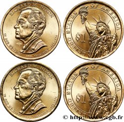 UNITED STATES OF AMERICA Lot de 2 monnaies de 1 Dollar Richard M. Nixon 2016 Philadelphie
