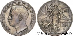 ITALIE 5 Lire Victor Emmanuel III 1911 Rome TTB 