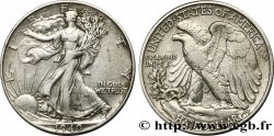 ÉTATS-UNIS D&nbsp;AMÉRIQUE 1/2 Dollar Walking Liberty 1940 Philadelphie TB+ 