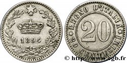 ITALIE 20 Centesimi 1894 Berlin SUP 