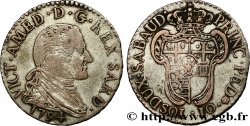 ITALIE - ROYAUME DE SARDAIGNE 10 Soldi Victor Amédée III, Roi de Sardaigne 1794 Turin TB 
