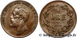 SUÈDE 1 Ore Oscar II 1873  TTB+ 