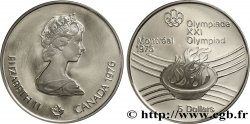 CANADA 5 Dollars Proof JO Montréal 1976 flamme olympique 1976  SPL 