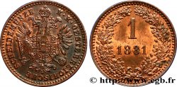 AUSTRIA 1 Kreuzer aigle bicéphale 1881 Vienne AU 