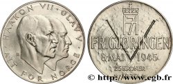 NORWAY 25 Kroner 25e anniversaire de la Libération 1970  AU 