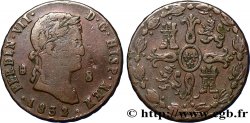 ESPAGNE 8 Maravedis Ferdinand VII 1832 Ségovie TB 