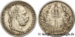 ÖSTERREICH 1 Corona François-Joseph Ier tête laurée 1901  SS 