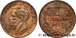 ITALY 1 Centesimo Victor Emmanuel II 1867 Milan