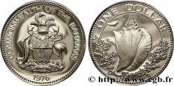 BAHAMAS 1 Dollar Proof Conche 1976  MS 