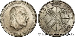 ESPAÑA 100 Pesetas Francisco Franco (1966 dans les étoiles) 1966 Madrid