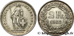 SUISSE 2 Francs Helvetia 1958 Berne