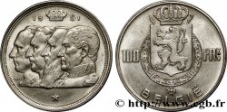 BELGIQUE 100 Francs Quatre rois de Belgique, légende flamande 1951  SUP 