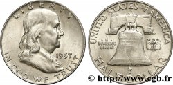 UNITED STATES OF AMERICA 1/2 Dollar Benjamin Franklin 1957 Philadelphie