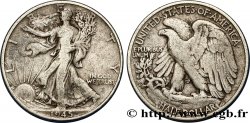 UNITED STATES OF AMERICA 1/2 Dollar Walking Liberty 1945 Philadelphie
