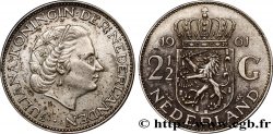 PAYS-BAS 2 1/2 Gulden Juliana 1961 Utrecht TTB+ 