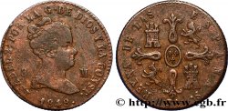 ESPAGNE 8 Maravedis Isabelle  1842 Jubia