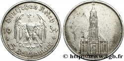 ALLEMAGNE 5 Reichsmark église de la garnison de Potsdam 1934 Munich TTB 