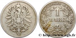 DEUTSCHLAND 1 Mark Empire aigle impérial 1875 Karlsruhe - G fSS 