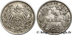 ALLEMAGNE 1/2 Mark Empire aigle impérial 1914 Berlin SUP 