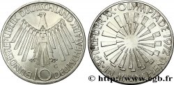 ALLEMAGNE 10 Mark XXe J.O. Munich / aigle “IN MÜNCHEN” 1972 Karlsruhe SUP 