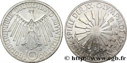 GERMANY 10 Mark XXe J.O. Munich / aigle type “IN DEUTSCHLAND” 1972 Hambourg