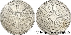 ALLEMAGNE 10 Mark XXe J.O. Munich / aigle type “IN DEUTSCHLAND” 1972 Munich SUP 