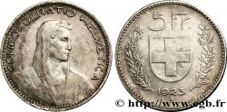 SUISSE 5 Francs berger 1923 Berne TTB 