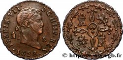 ESPAÑA 2 Maravedis Ferdinand VII 1828 Ségovie EBC 