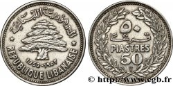 LIBANO 50 piastres Cèdre du Liban 1952 Utrecht q.SPL 