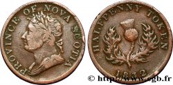 CANADA - NOVA SCOTIA 1/2 Penny Token Nova Scotia 1832 
