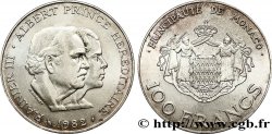 MONACO 100 Francs Rainier III et Albert 1982 Paris