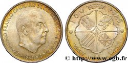 ESPAGNE 100 Pesetas Francisco Franco (1967 dans les étoiles) 1966 Madrid SUP 