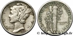 ÉTATS-UNIS D AMÉRIQUE 1 Dime Mercury 1936 Philadelphie TTB 
