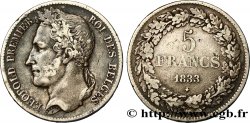 BELGIEN 5 Francs Léopold Ier 1833 